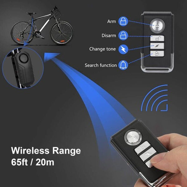 Motorcycle Security Alarm Wireless Motorbike Anti-Theft