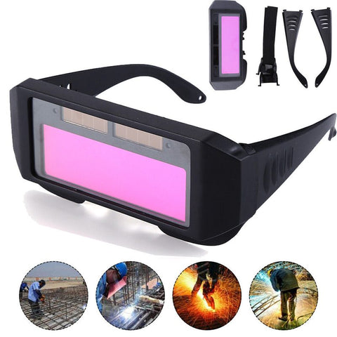 Welding Safety Goggles Solar Auto Darkening Welder Glasses