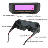 Welding Safety Goggles Solar Auto Darkening Welder Glasses