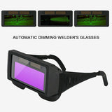 Welding Safety Goggles Solar Auto Darkening Welder Glasses
