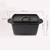 Dutch Oven Loaf Pan Bread Toaster Cast Iron Pot