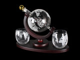 Whiskey Decanter Set with 2 Whiskey Glasses