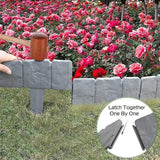 Garden Border Edging Fence Lawn Edge Landscape Yard Fence 2.5M
