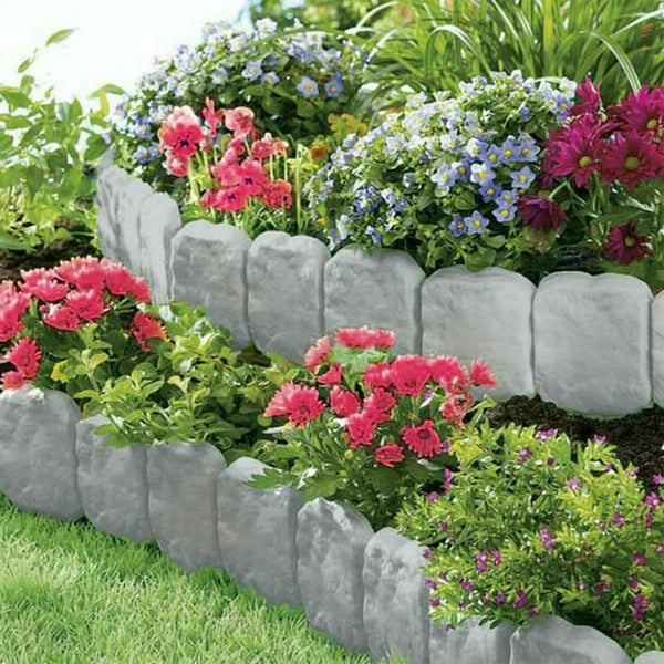 Garden Border Edging Fence Lawn Edge Landscape Yard Fence 2.5M