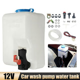 12V Universal Windscreen Washer Bottle Kit with Pump