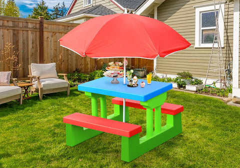 Kids Table and Chairs Set Outdoor