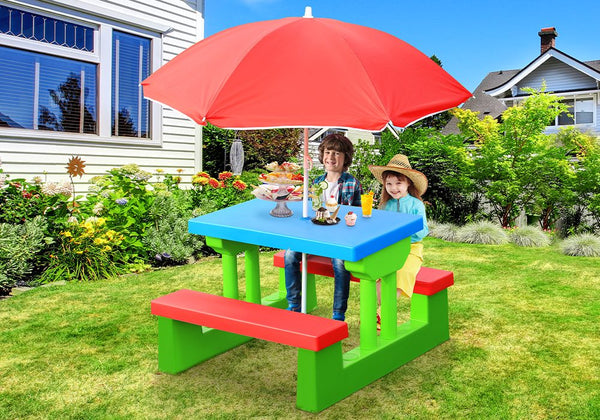 Kids Table and Chairs Set Outdoor