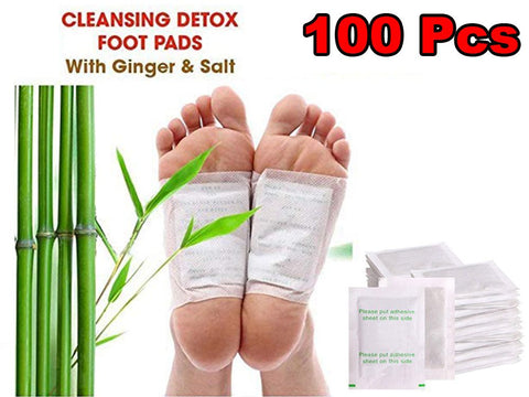 100 Kinoki Detox Foot Pads Patches with Adhesive