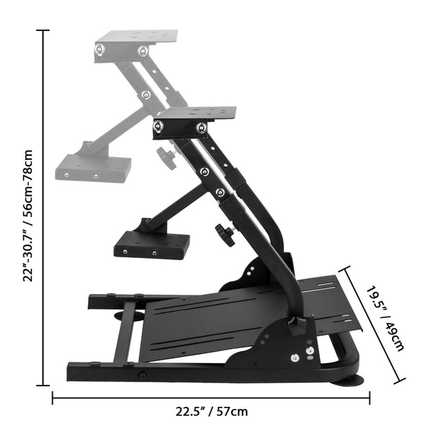 Adjustable Gaming Racing Simulator Wheel Stand