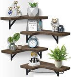 Wall Mounted Corner Shelves
