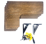 Wall Mounted Corner Shelves
