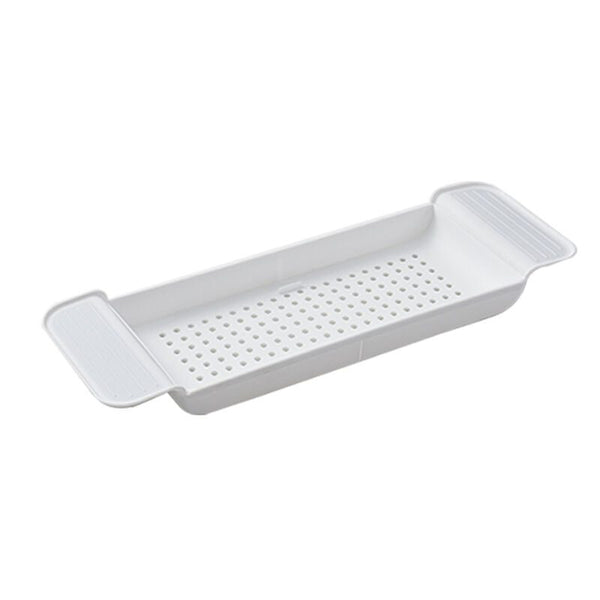 Bath Tub Caddy Bathtub Tray Retractable Storage Rack