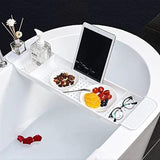 Bath Tub Caddy Bathtub Tray Retractable Storage Rack