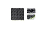 Dark Wood 1pcs 30x30cm Composite Decking Flooring Tile Interlocking Deck