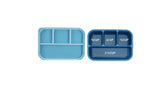 BLUE 4 Compartment Lunch Box Picnic Food Container Bento Box 1.3L