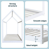 Bed Frame Wooden Single Size Timber House Wood Mattress Base Platform Kids