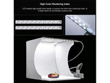 Mini Folding Lightbox Photo Studio LED Light + 6 Backdrops