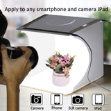 Mini Folding Lightbox Photo Studio LED Light + 6 Backdrops