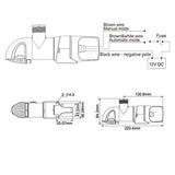 Bilge Pump Automatic Boat Marine Water Pump Low Profile 12V