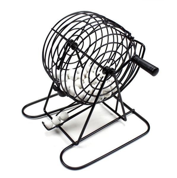 Desktop Bingo Game With Cards And Board Shake & Roll Machine Bingo Cage