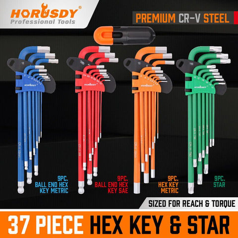 Long Arm Hex Key Allen Wrench Set