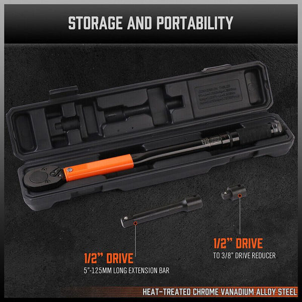 Click Torque Wrench HORUSDY 1/2" Drive