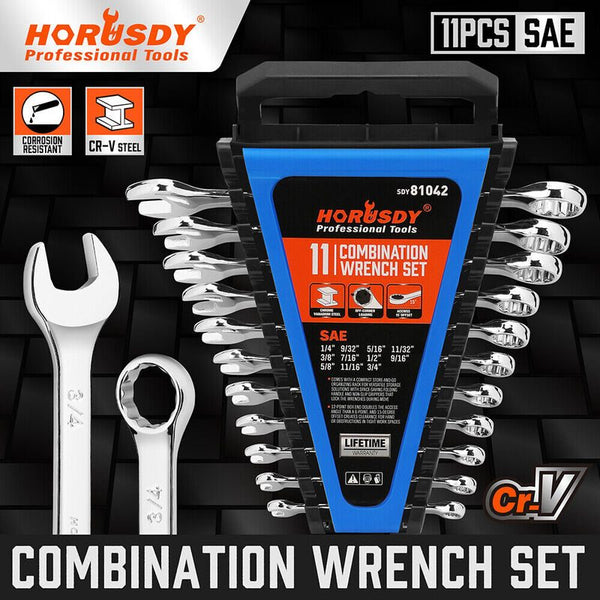 HORUSDY SAE Spanner Wrench Set