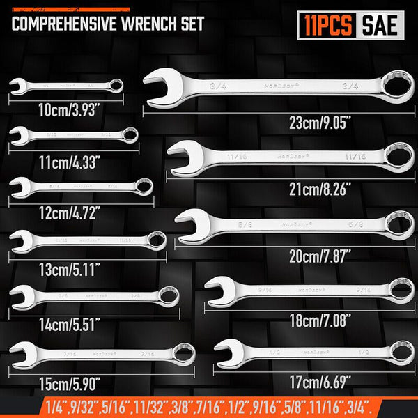 HORUSDY SAE Spanner Wrench Set