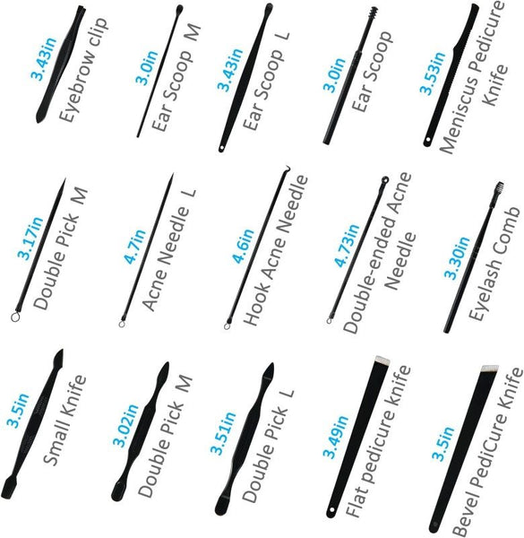 Manicure Set, Nail Clipper Manicure Kit 12PCS