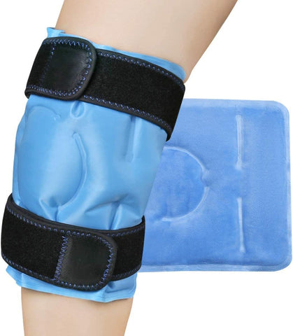 Ice Pack for Knee Pain Relief Reusable Gel Ice Wrap for Leg Injuries