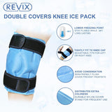 Ice Pack for Knee Pain Relief Reusable Gel Ice Wrap for Leg Injuries