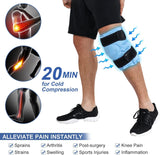 Ice Pack for Knee Pain Relief Reusable Gel Ice Wrap for Leg Injuries