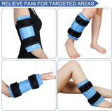 Ice Pack for Knee Pain Relief Reusable Gel Ice Wrap for Leg Injuries