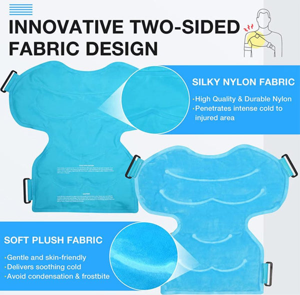 Shoulder Ice Pack Rotator Cuff Cold Therapy Wraps for Shoulder Injureis