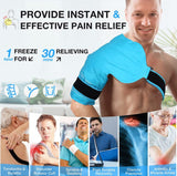 Shoulder Ice Pack Rotator Cuff Cold Therapy Wraps for Shoulder Injureis