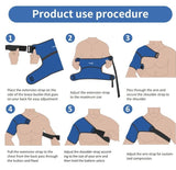 Shoulder Ice Pack Rotator Cuff Cold Therapy Wraps for Shoulder Injureis