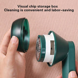 USB Rechargeable Lint Remover Fabric Shaver B02 White