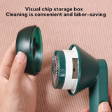 USB Rechargeable Lint Remover Fabric Shaver B02 White