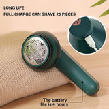 USB Rechargeable Lint Remover Fabric Shaver B02 White