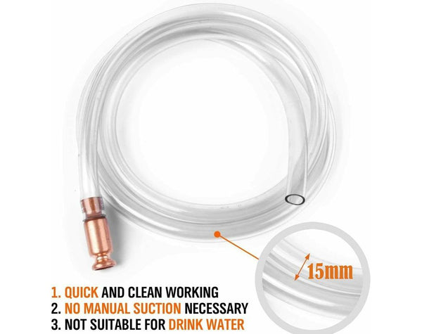 Siphon Hose Copper Jiggler Syphon Hose 1.8M IN