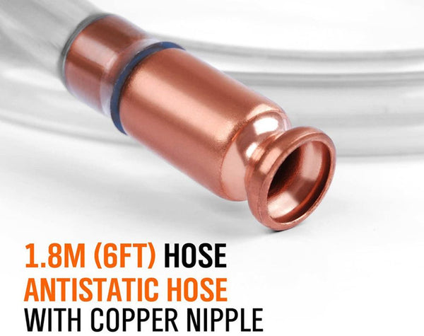 Siphon Hose Copper Jiggler Syphon Hose 1.8M IN