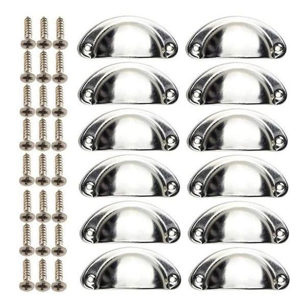 12pcs Cabinet Drawer Handles Door Pulls