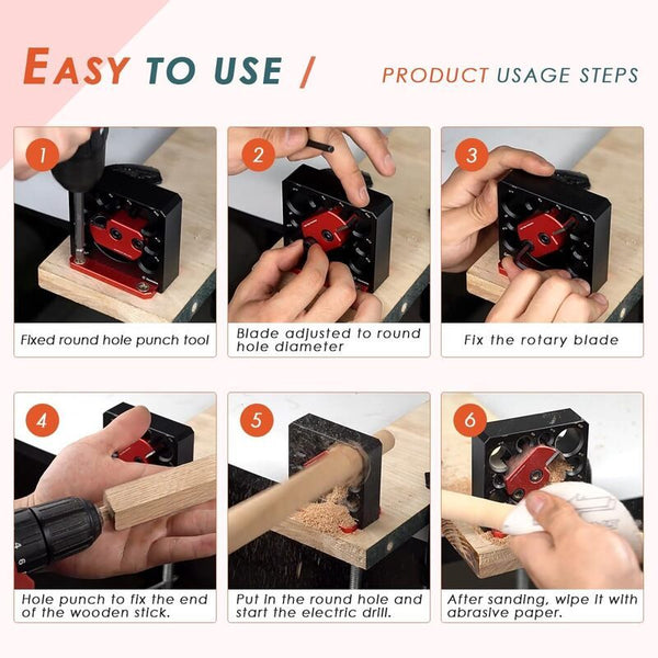 Wood Turning Cutter Dowel Maker Metric