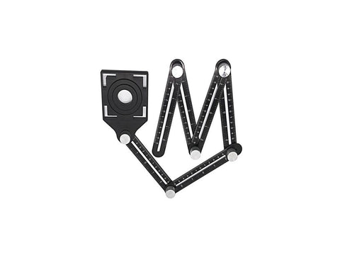 Drill Guide Measuring Ruler Template Tool Hole Punch Locator Tilers Shower