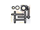 Drill Guide Measuring Ruler Template Tool Hole Punch Locator Tilers Shower