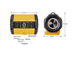 Portable Bluetooth Speaker Compatible DeWalt 18V USB Type-C Charger
