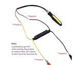 4pcs Motorcycle LED Turn Signal Indicator Load Resistors 12V 21W