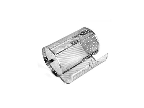 Grill Roaster Drum Barbecue BBQ Grill Drum Grilled Cage Rotisserie Basket