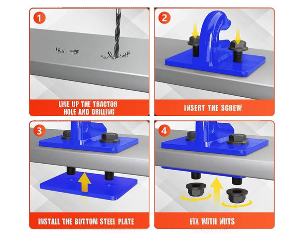 Tractor Bucket Grab Hooks - New