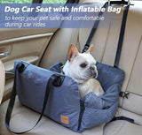 Dog Car Seat with Dog Seat Belt, Washable Dog Booster Pet Car Seat